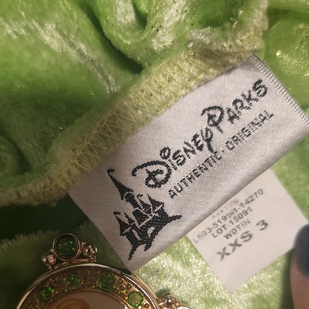 Disney Tinker Bell Green Costume for Kids - Picture 5 of 6